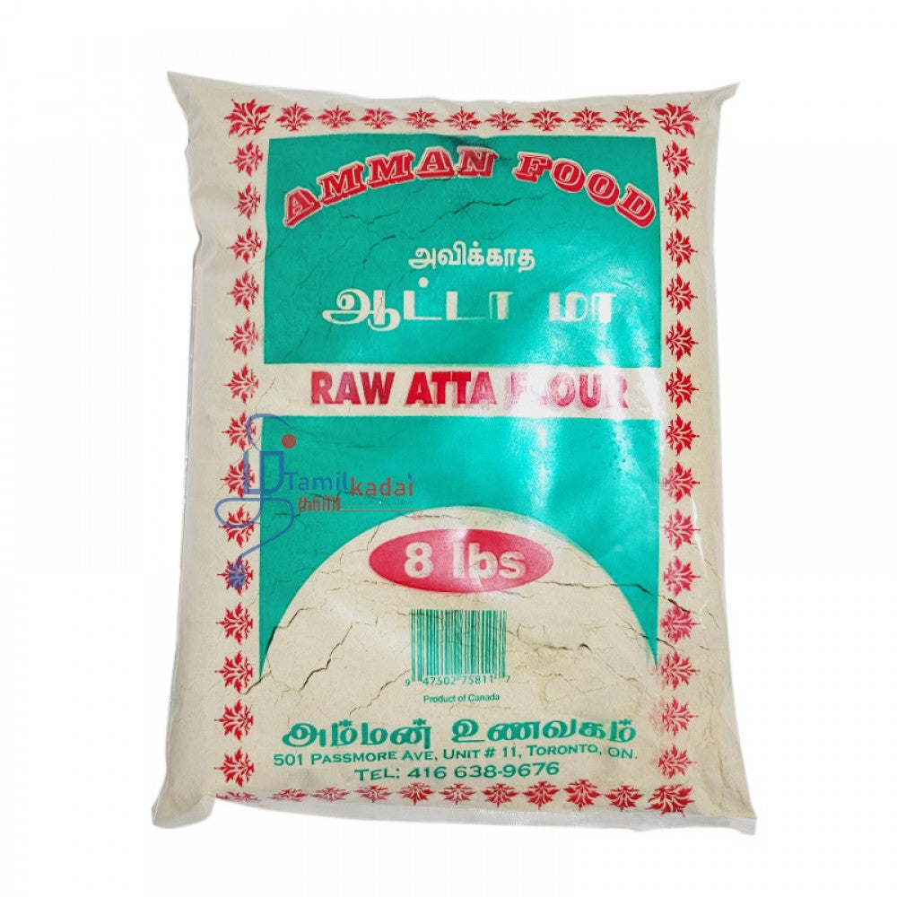 Atta Flour Raw (8 Lb) - Amman