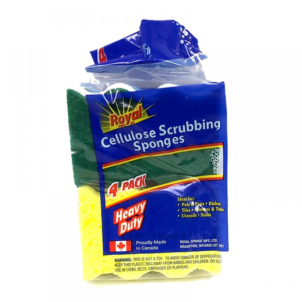 Cellulose Scrubbing Sponges