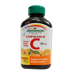 Chewabl - C (500 Mg – 100 + 20 Tablet) - Jamieson