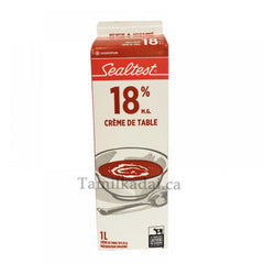 Table Cream 18% (1 L) - Sealtest