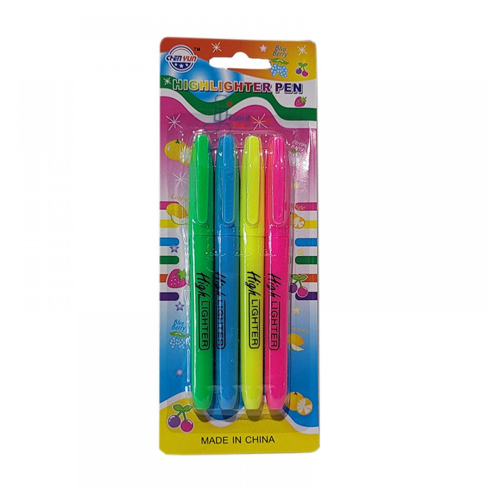 Highlighter Pen (4 Pc)