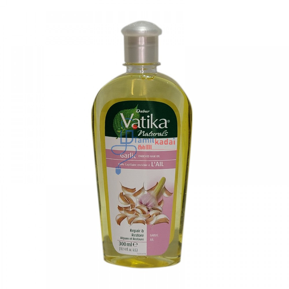 Vatika Hair Oil Garlic (300 Ml) - Vatika