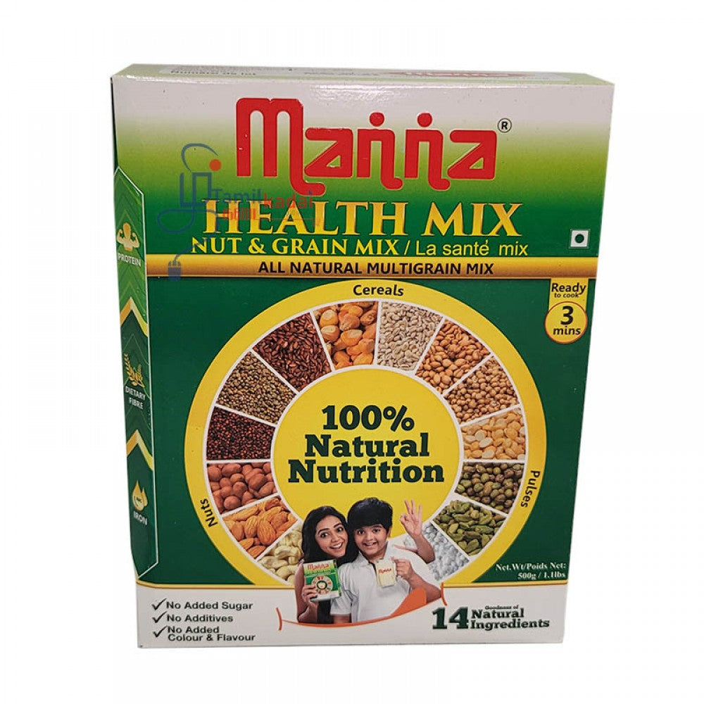 Health Mix Nut & Grain Mix (500 G) - Manna