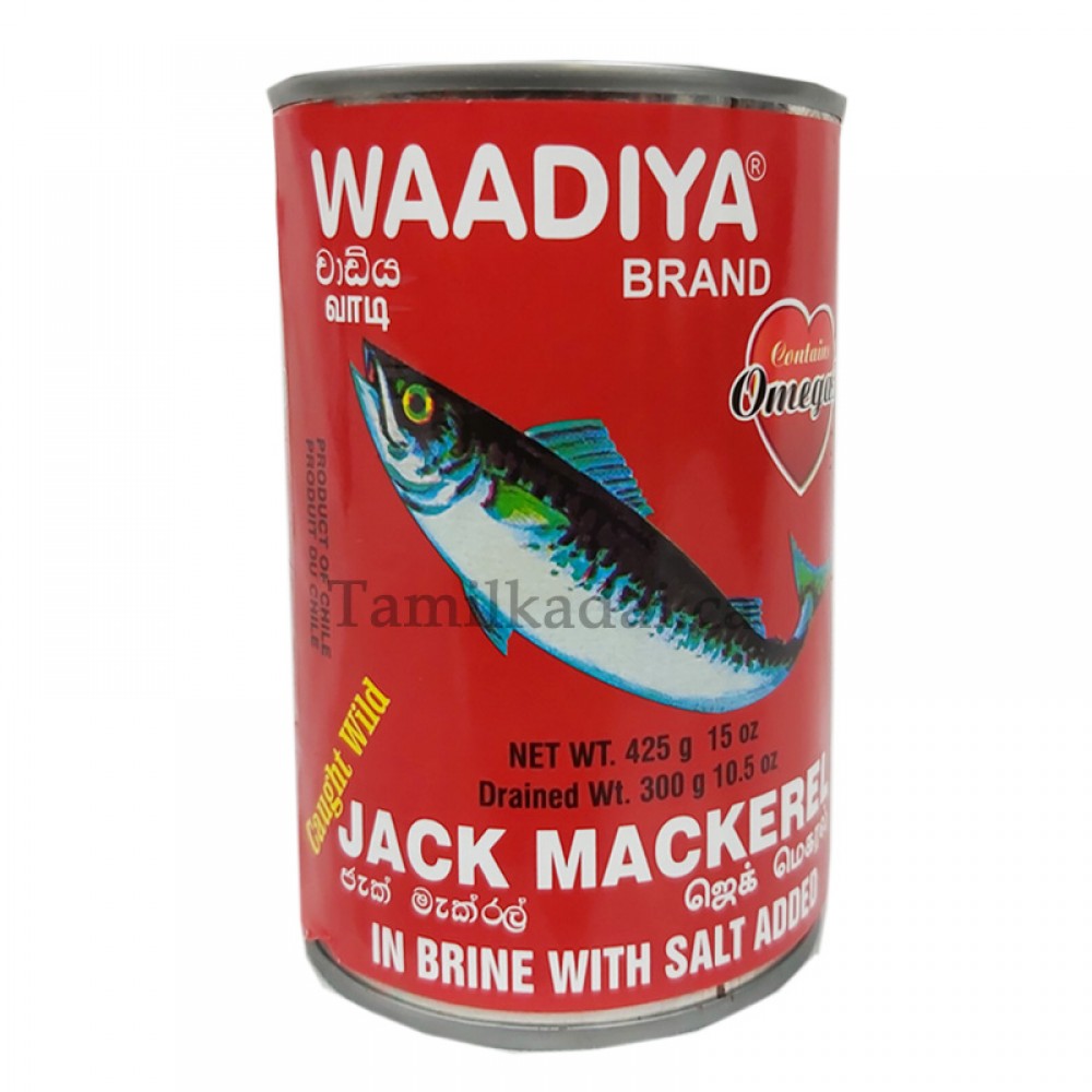 Jack Mackerel - In Brine with Salt (425 G) - Waadiya