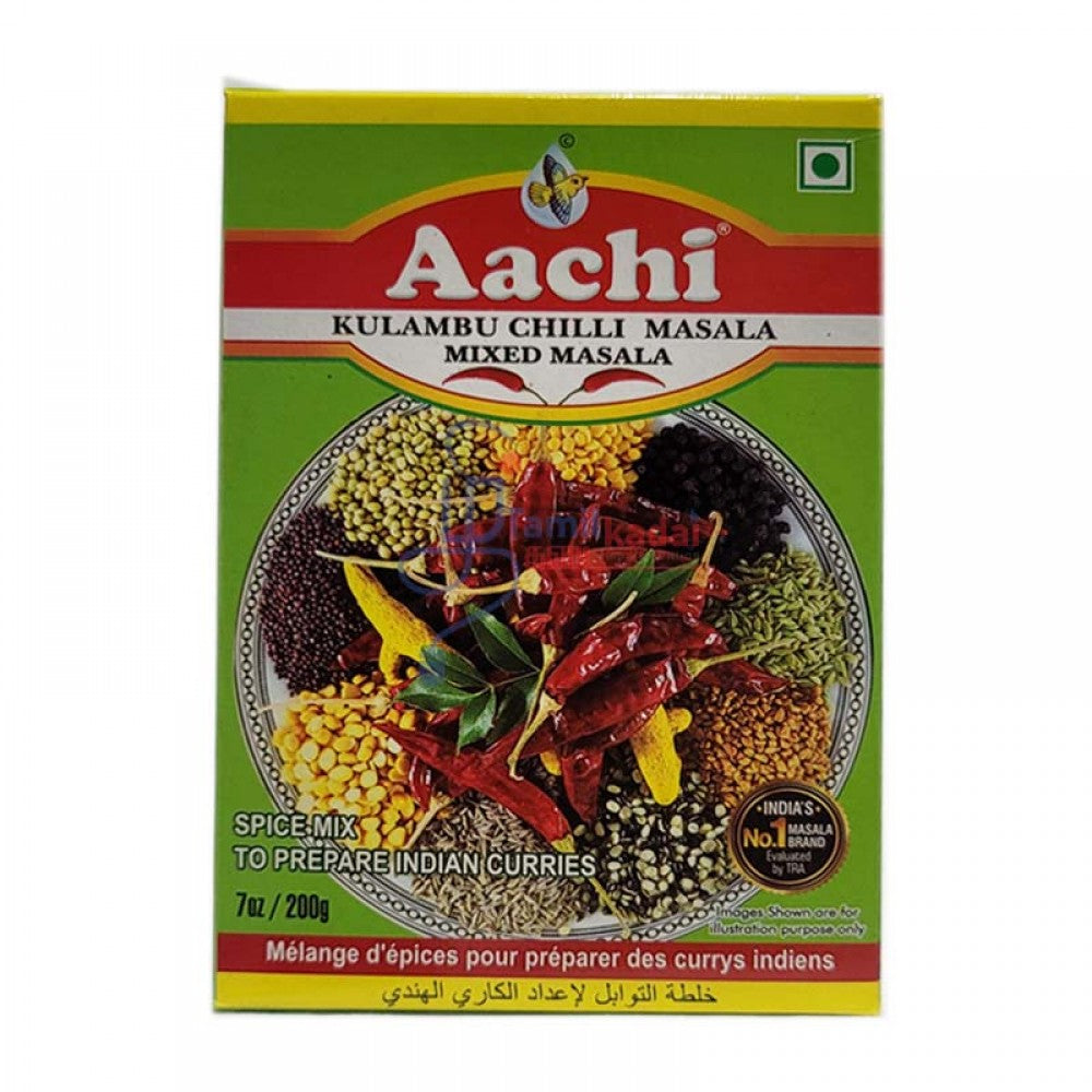 Kulambu Chilli Masala (200 G) - Aachi