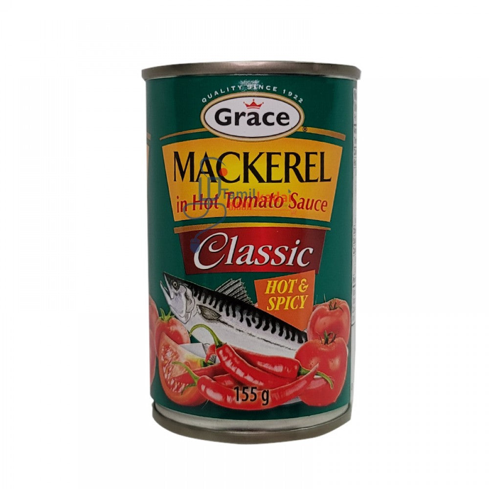 Mackerel Tomato Sause Hot & Spicy (155 G) - Grace