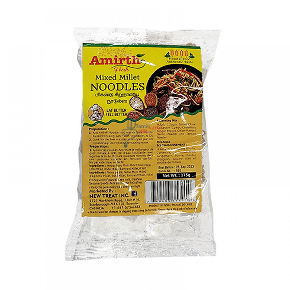 Mixed Millet Noodles (175 G) - Amirth