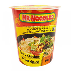 Noodles In Cup Spicy Chicken (64 G) - Mr. Noodles