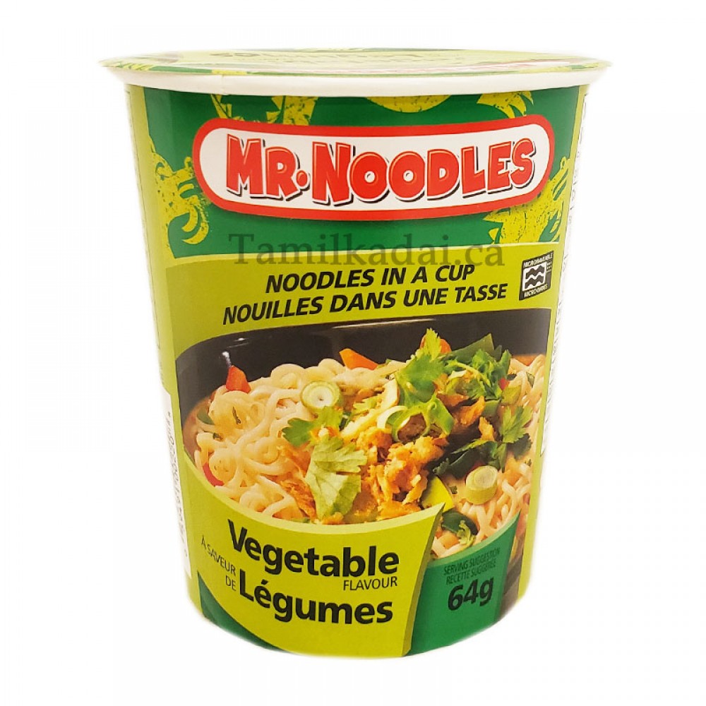 Noodles In Cup Vegetable (64 G) - Mr. Noodles