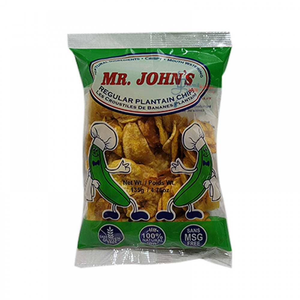 Plantain Chips Regular (135 G) - Mr. John’s