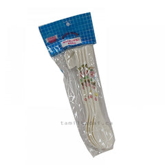 Plastic Spoon (4 Pc) - Doller Store