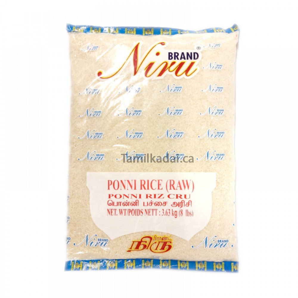 Ponni Rice-Raw (8 Lb) - Niru