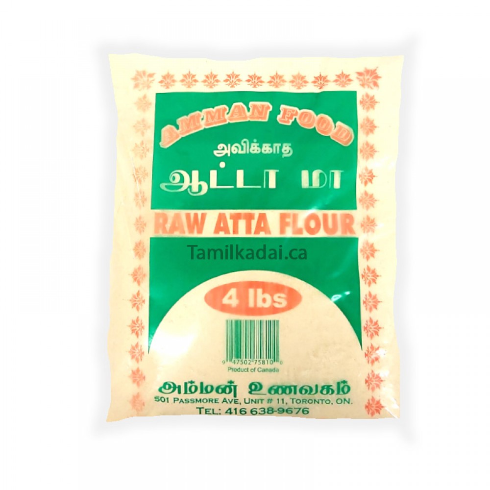 Raw Atta Flour (4 Lb) - Amman