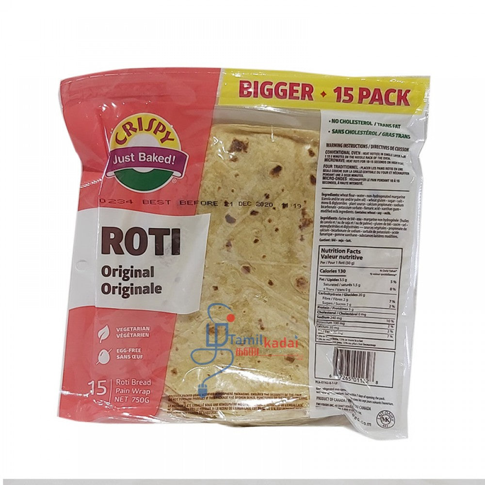 Roti Original (750 G -15 Pc) - Crispy