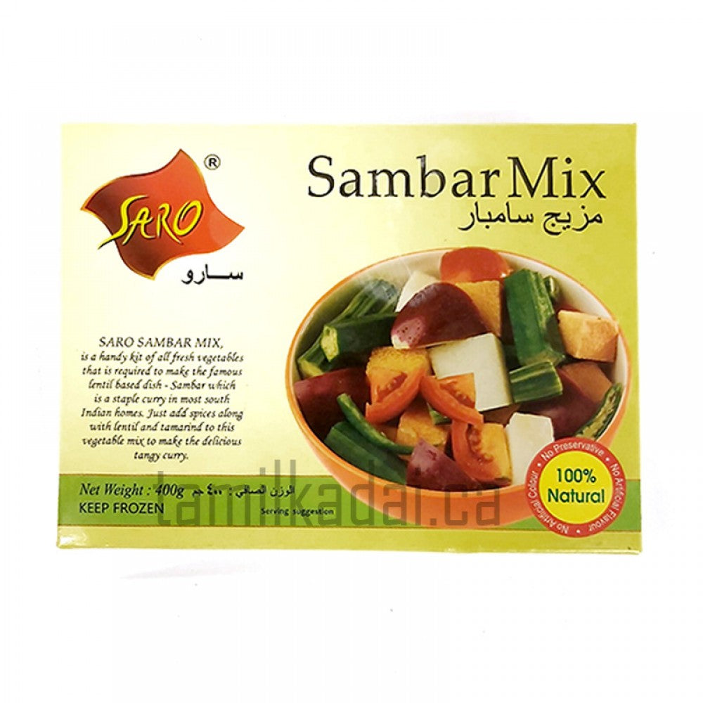 Sambar Mix - Frozen (400 G) - Saro