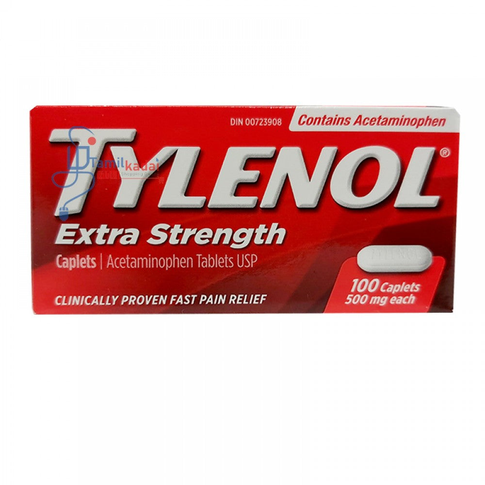 Tylenol Extra Strength (500 Mg -100 Caplets)