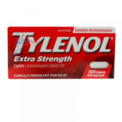 Tylenol Extra Strength (500 Mg -100 Caplets)