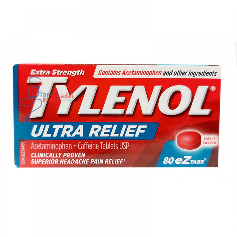 Tylenol Extra Strength Ultra Relief (80 Tablets)