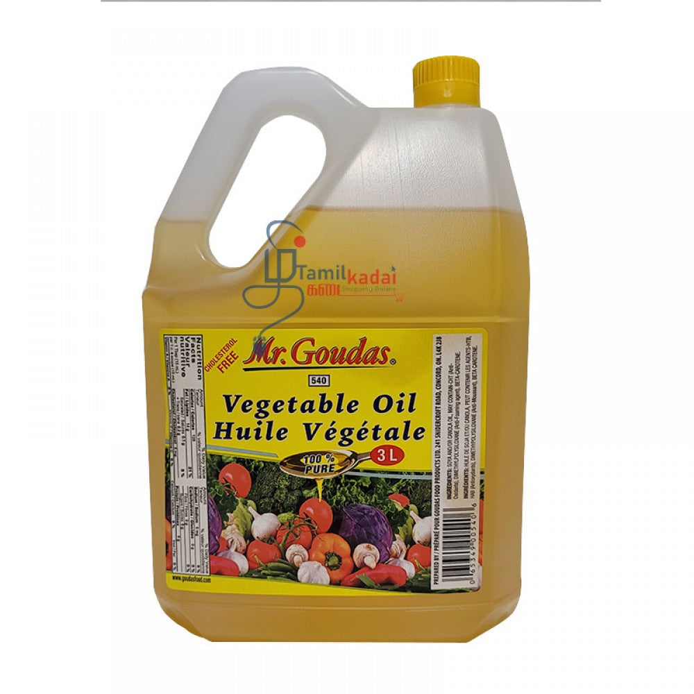 Vegetable Oil (3 L) – Mr. Goudas