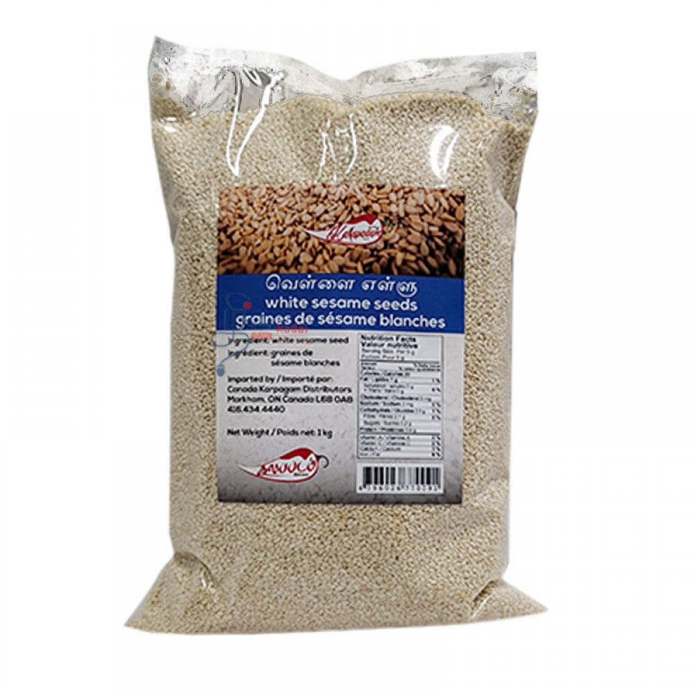 White Sesame Seeds (200 G) -No Kalappadam