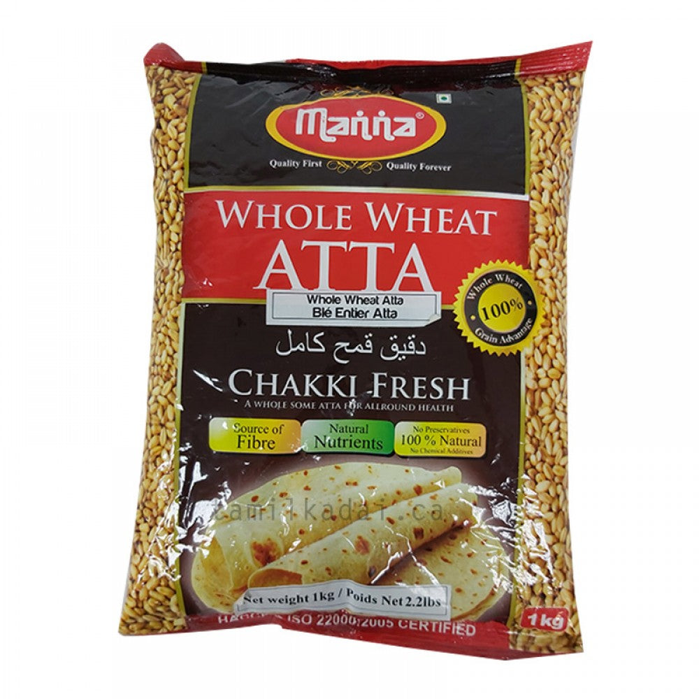 Whole Wheat Atta Flour (1 Kg) - Manna