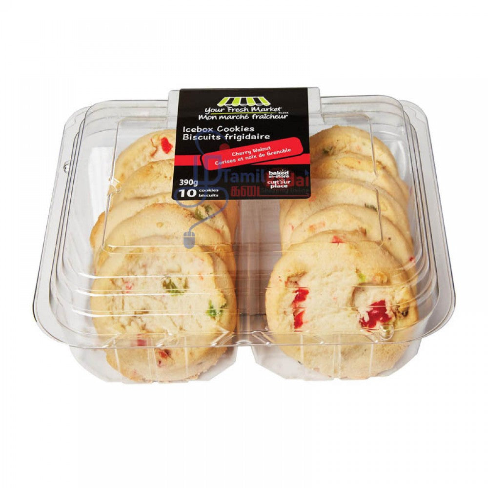 Cherry Walnut Icebox Cookies (390 G) - Your Fresh