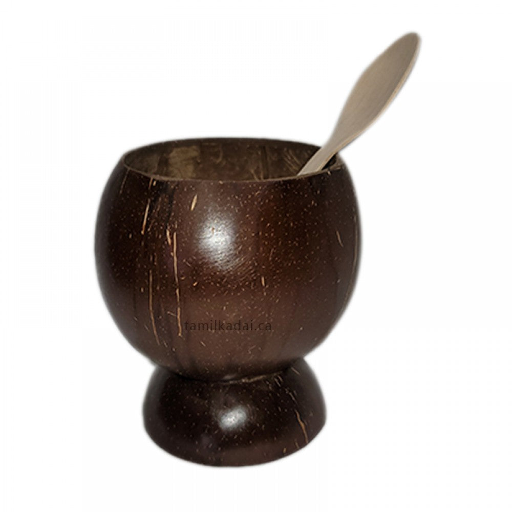 Coconut Cup with Spoon