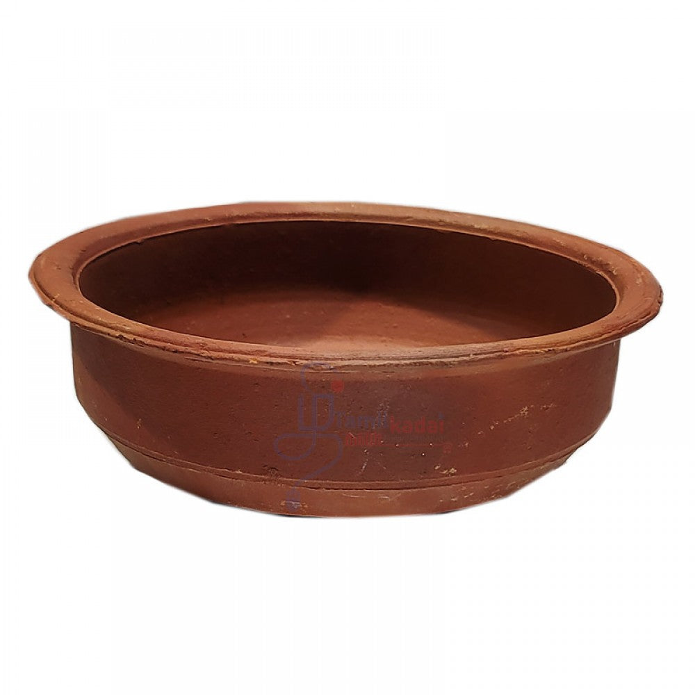 Flat Base Clay Curry Pot (Small)