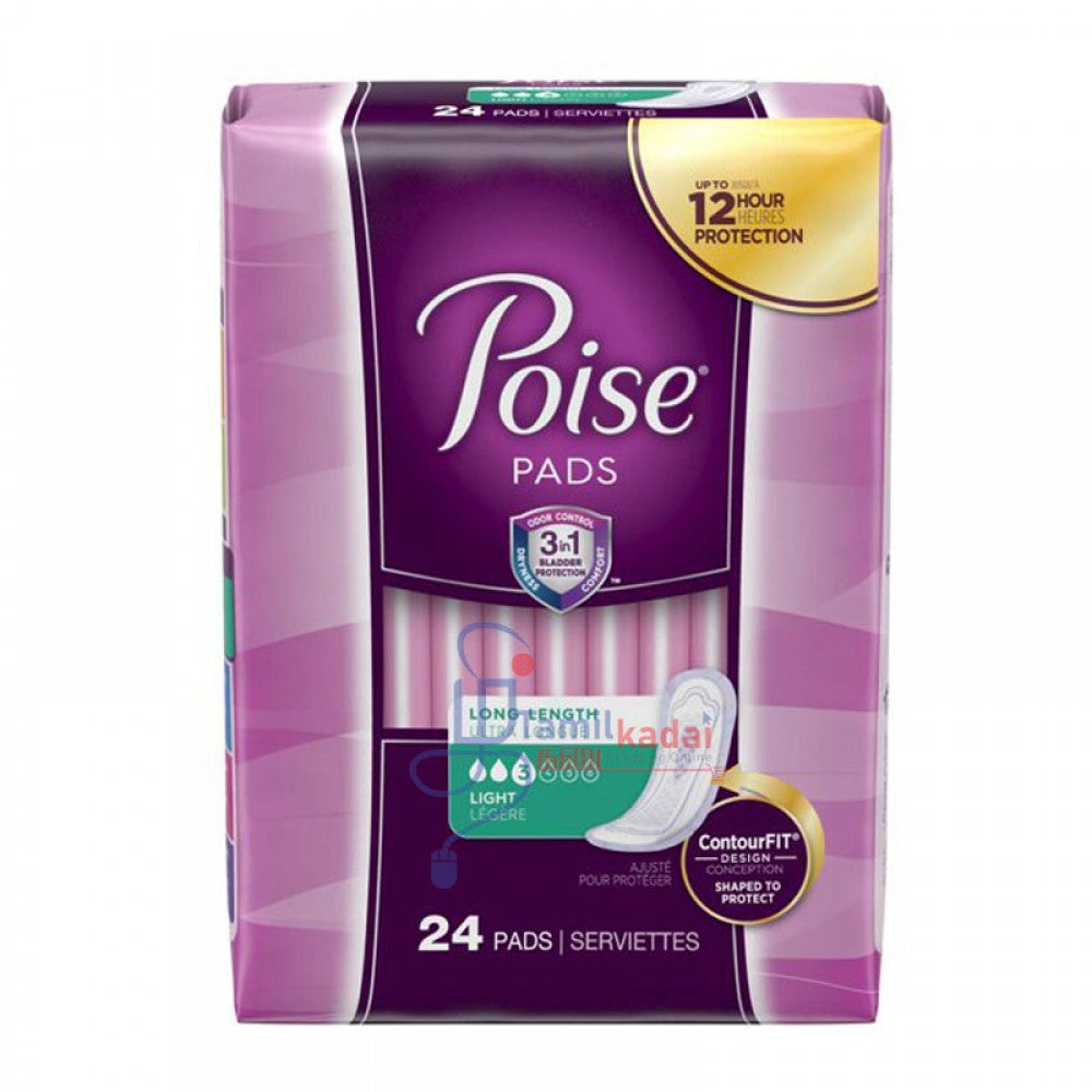 Poise - Light (24 Pads)