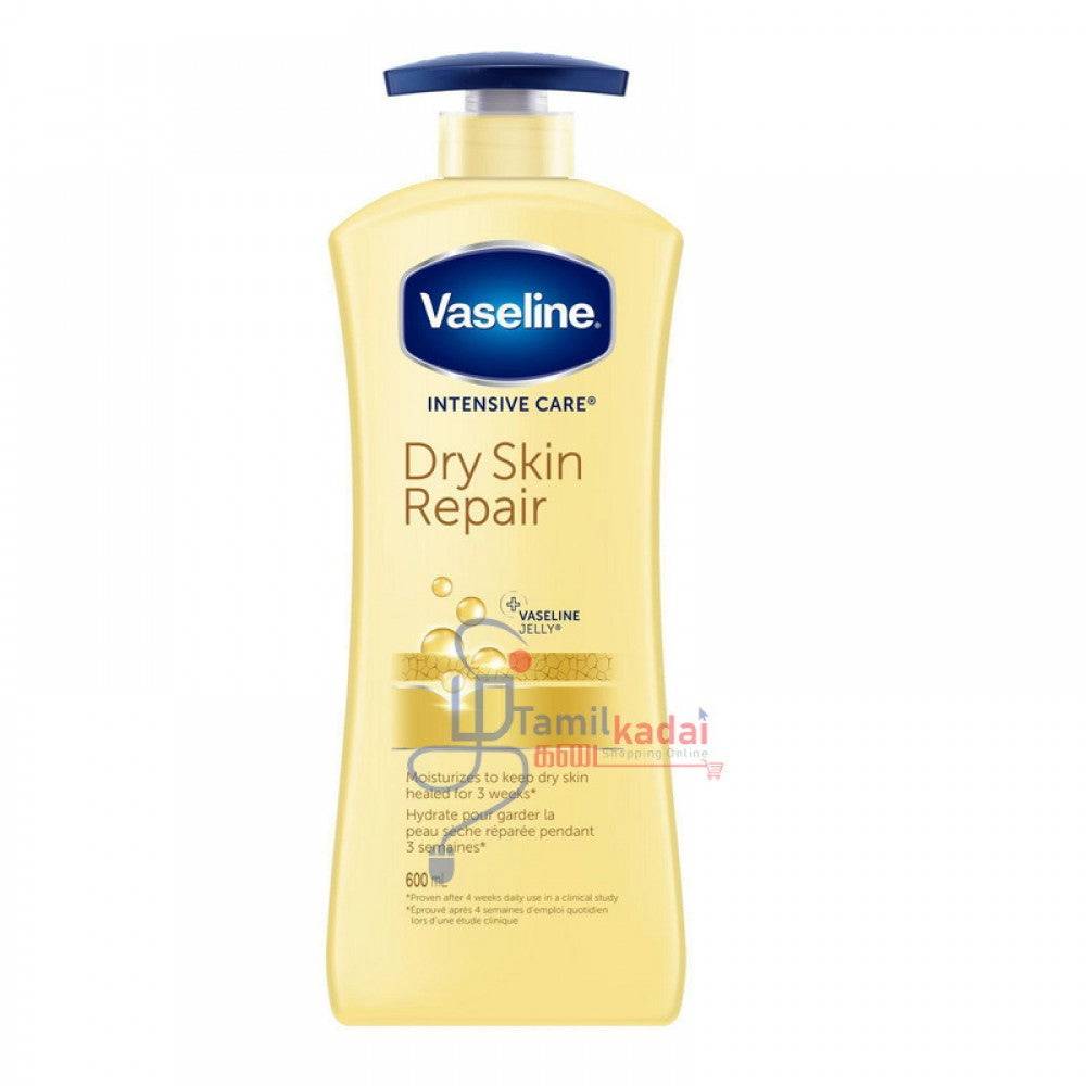 Vaseline Dry Skin Repair Lotion (600 ml)